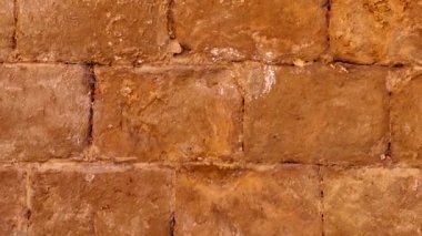 Taştan bir duvar. Çekim arkaplanı.