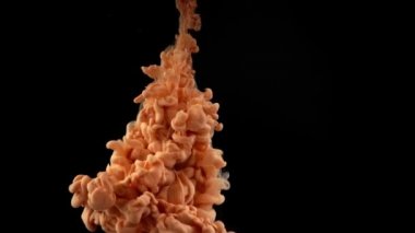 Resimler. Soyut formlar. Siyah bir arkaplanda çekim yapmak.