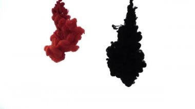 Resimler. Soyut formlar. Beyaz bir arkaplanda çekim.