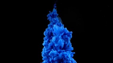 Resimler. Soyut formlar. Siyah bir arkaplanda çekim yapmak.