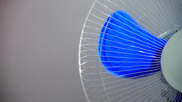 Shooting Fan Blades Fan Operation — Stock Video