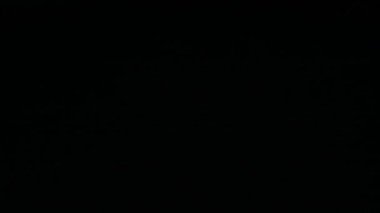 Bir salatalığın segmentlerinin düşüşü. Yavaş çekim.