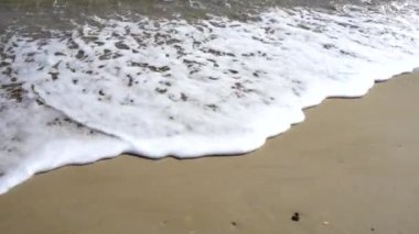 Deniz ve sahil. Sahilde çekim yapmak. Harekette çekim..