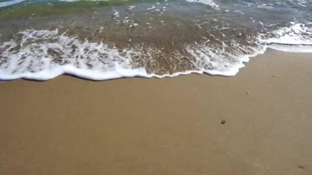 Meer Und Küste Schießen Strand Schießen Der Bewegung — Stockvideo