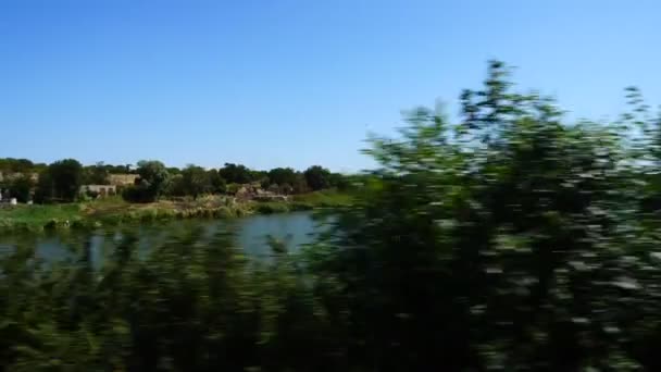 Skjutning Floden Fotografering Rörelsen — Stockvideo