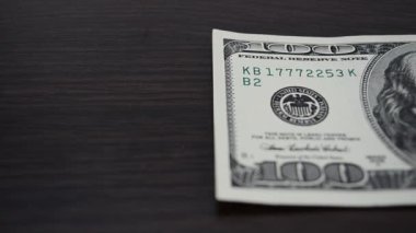Amerika 'nın banknotu. Para vuruşu.
