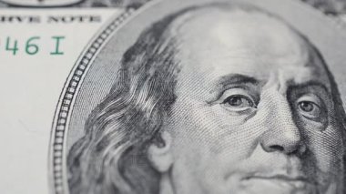 Amerika 'nın banknotu. Para vuruşu.