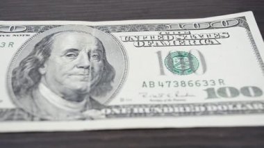 Amerika 'nın banknotu. Para vuruşu.