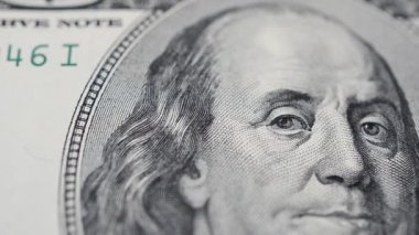 Amerika 'nın banknotu. Para vuruşu.