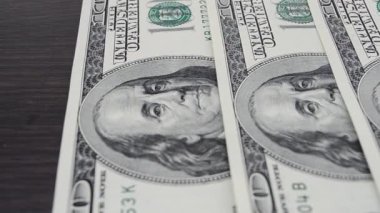 Amerika 'nın banknotu. Para vuruşu.