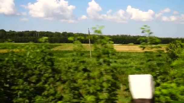 Bidang Pertanian Menembak Dalam Gerakan — Stok Video