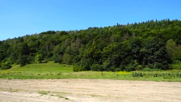 Landschaften Schießen Der Bewegung — Stockvideo