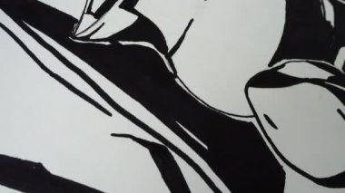 Sürahi, karpuz ve meyve şeklinde durgun bir hayat..