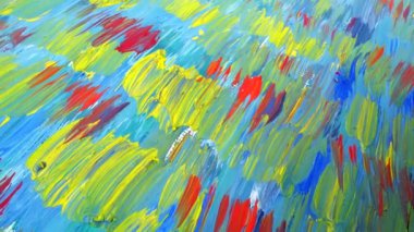 Gulakla çizilmiş soyut çizimler.