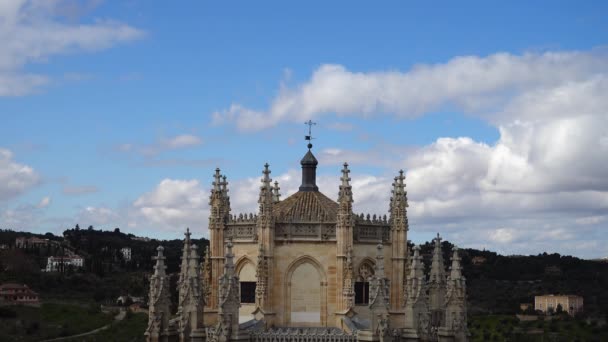 Mosteiro San Juan Los Reyes Toledo Espanha Tiro Espanha — Vídeo de Stock