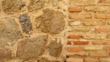 İspanya, Toledo 'da sokaklar. Harekette çekim..