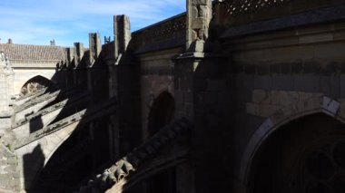 Katedral çatısı. Toledo 'lu Aziz Mary Katedrali. İspanya.