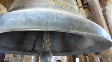 Patlayan çan, katedralin bilinen görüntüsü. Toledo 'lu Aziz Mary Katedrali. İspanya.