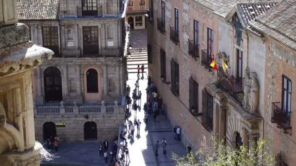 Arquitectura Ciudad Toledo Toledo Capital Comunidad Autónoma Castilla Mantcha Parte — Vídeos de Stock