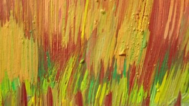 Gulakla çizilmiş soyut bir çizim. Harekette bir resmin çekilmesi.