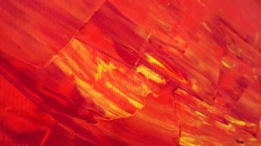 Gulakla çizilmiş soyut bir çizim. Harekette bir resmin çekilmesi.