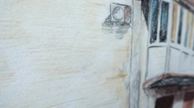 Evin çizimi. Harekete geçtiler. Çekim başlıyor..