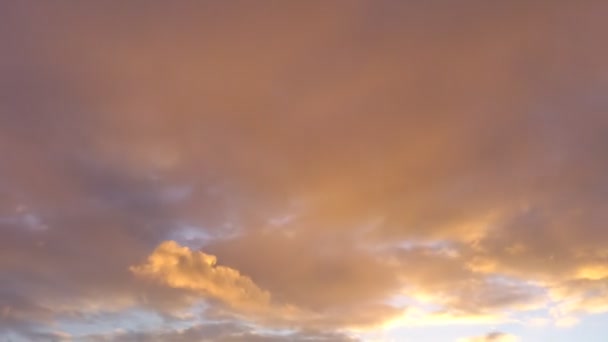 Nuages Dans Ciel Délai Imparti — Video