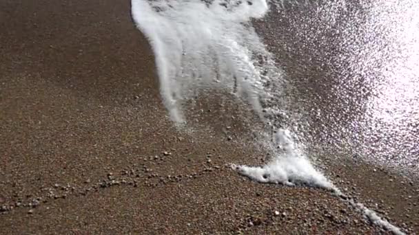 Onda Mar Movimento Lento — Vídeo de Stock