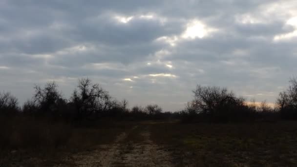 Paisaje Nubes Lapso Tiempo Caducidad — Vídeos de Stock