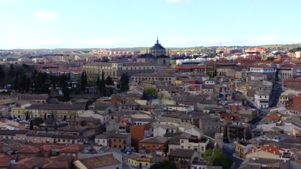 Tiro Cidade Toledo Espanha Hospital Tavera Timelapse Toledo Capital Província — Vídeo de Stock