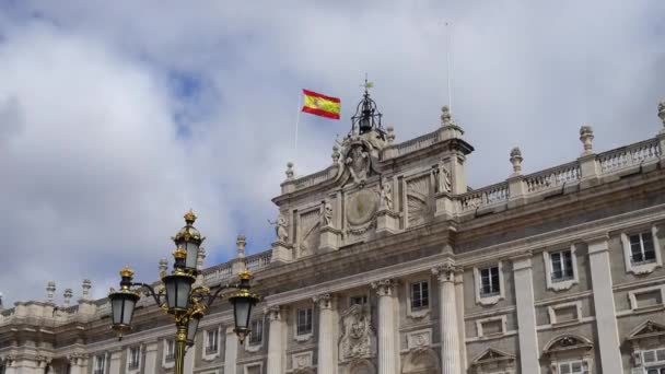 Palacio Real Más Grande Todos Los Palacios Reales Europa Existentes — Vídeo de stock