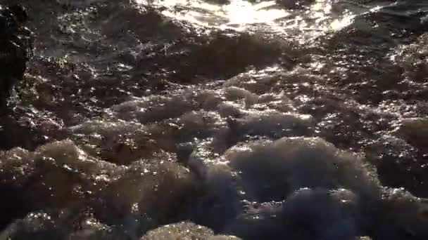 Mořská Vlna Pomalý Pohyb 240 Fps Pomalý Pohyb — Stock video