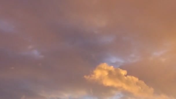 Nuvole Nel Cielo Time Lapse Interruzione Temporale — Video Stock