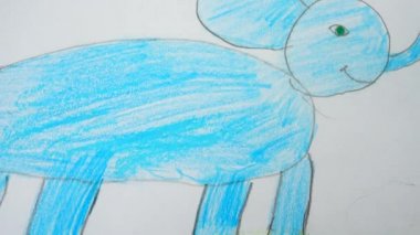 Afrika 'da bir fil resmi..