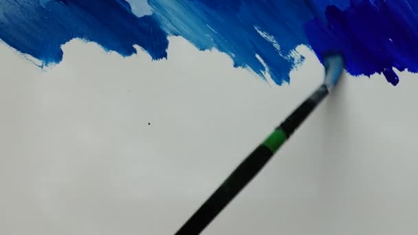 Desenho Abstrato Mar Desfasamento Temporal — Vídeo de Stock