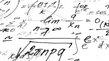 Matematik animasyonu. Matematiksel formüller ve zamanlamalar.