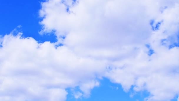 Σύννεφα Στον Ουρανό Πάροδο Του Χρόνου — Αρχείο Βίντεο