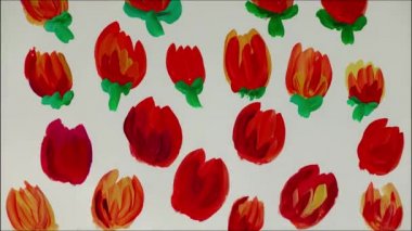 Çayıra çiçek çiz. Zaman aşımı.