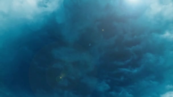 Облака Небе Временной Интервал — стоковое видео