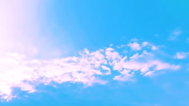 空の雲 時間の経過 — ストック動画