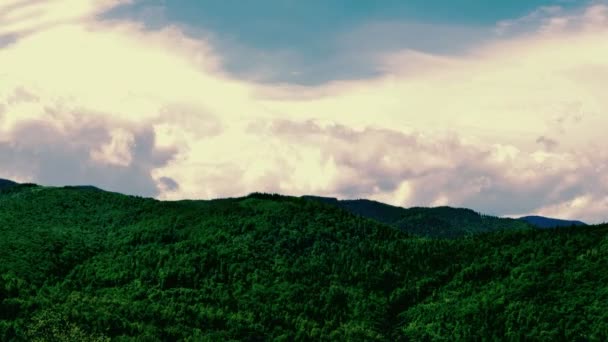 Nuvens Céu Desfasamento Temporal — Vídeo de Stock