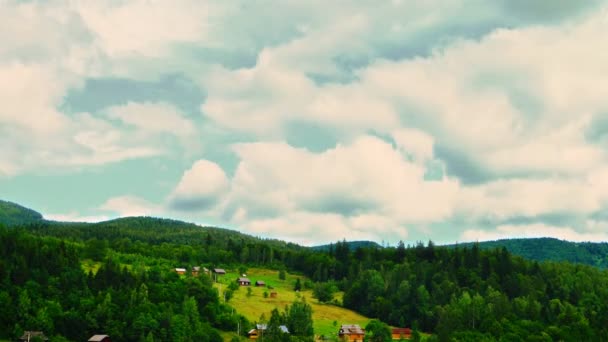 Nuvens Céu Desfasamento Temporal — Vídeo de Stock