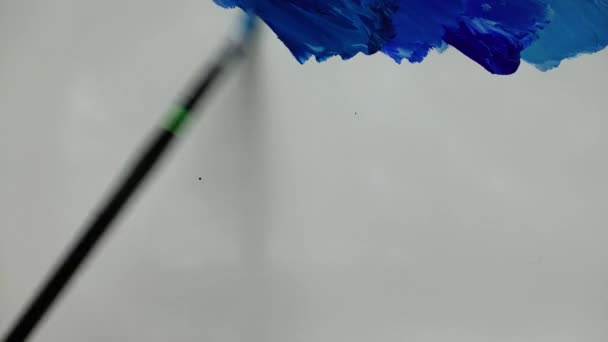 Desenho Abstrato Mar Desfasamento Temporal — Vídeo de Stock