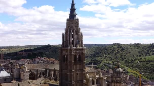Toledo Aziz Mary Katedrali Zaman Aşımı — Stok video