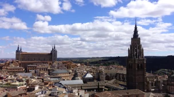 Catedral Primaz Santa Maria Toledo Desfasamento Temporal — Vídeo de Stock