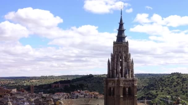 Catedral Primaz Santa Maria Toledo Desfasamento Temporal — Vídeo de Stock