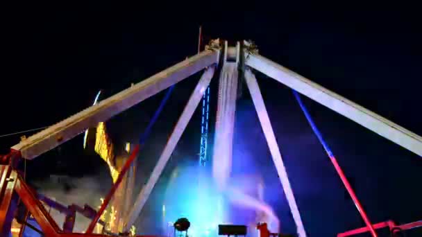 Pendule Attraction Temps Écoulé Attraction Nocturne — Video