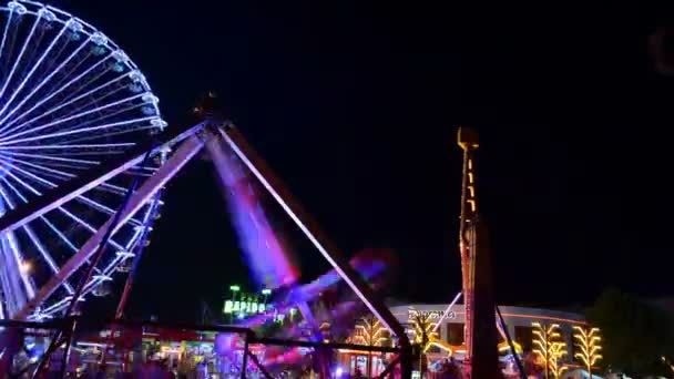 Pendule Attraction Temps Écoulé Attraction Nocturne — Video