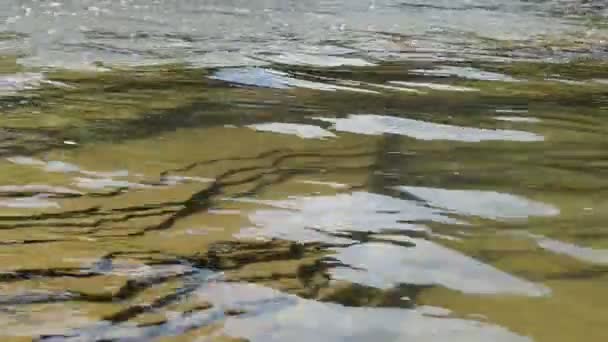 Горная Река Стрельба Горах — стоковое видео