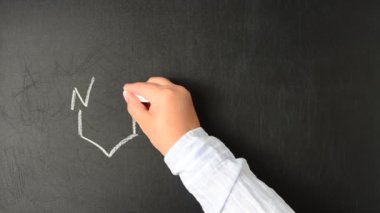 Nikotinin kimyasal formülü. Tahtaya tebeşirle yazarız..